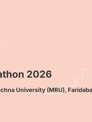 Sustainathon 2026 poster