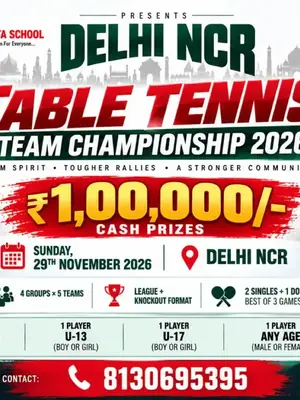 Table Tennis Team Championship 2026 poster