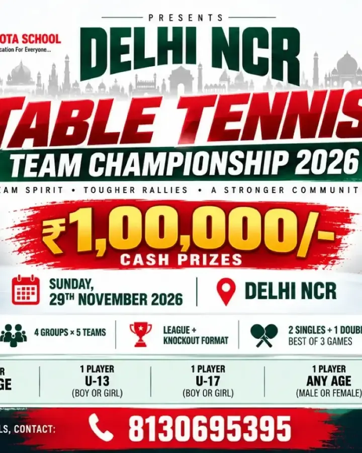 Table Tennis Team Championship 2026 poster