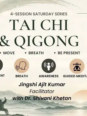 Tai Chi & Qigong 4 Session Saturday Series poster
