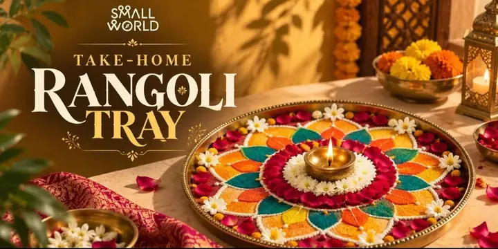 Take Home Rangoli Tray poster