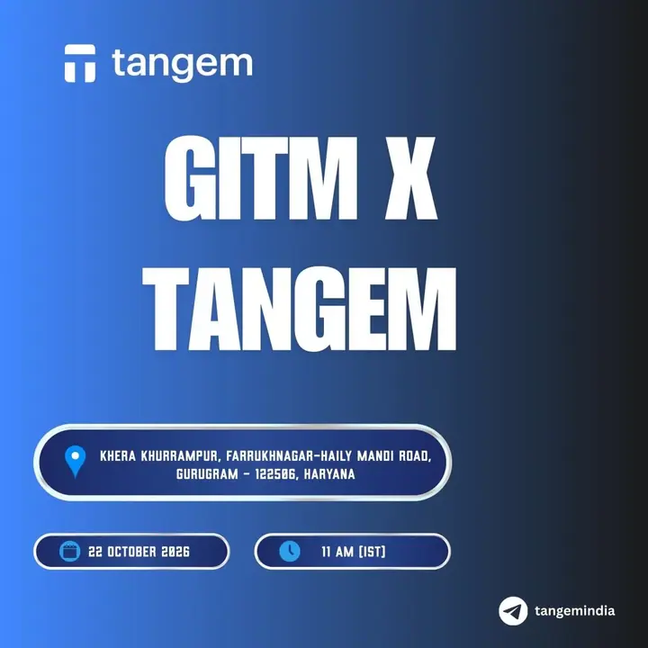 Tangem Campus Seminar (GITM) poster
