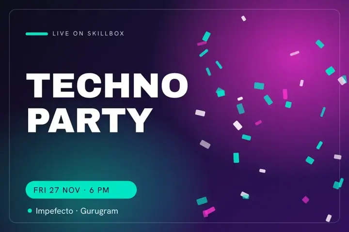 Techno Party poster