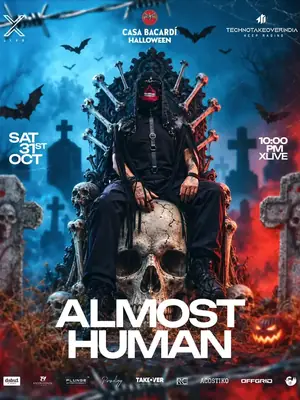 Technotakeoverindia Presents Almost Human poster