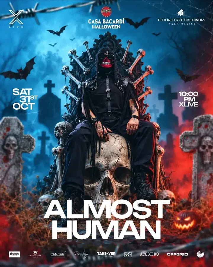 Technotakeoverindia Presents Almost Human poster