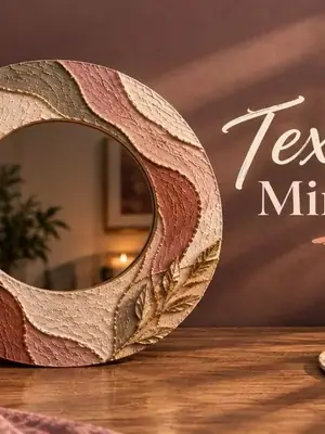 Texture Mirror Art Workshop poster