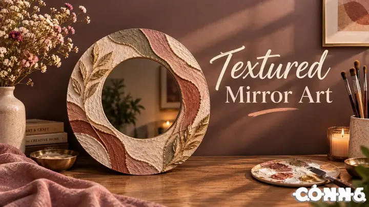 Textured Mirror Art poster