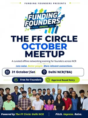 The FF Circle – October Networking Meetup poster