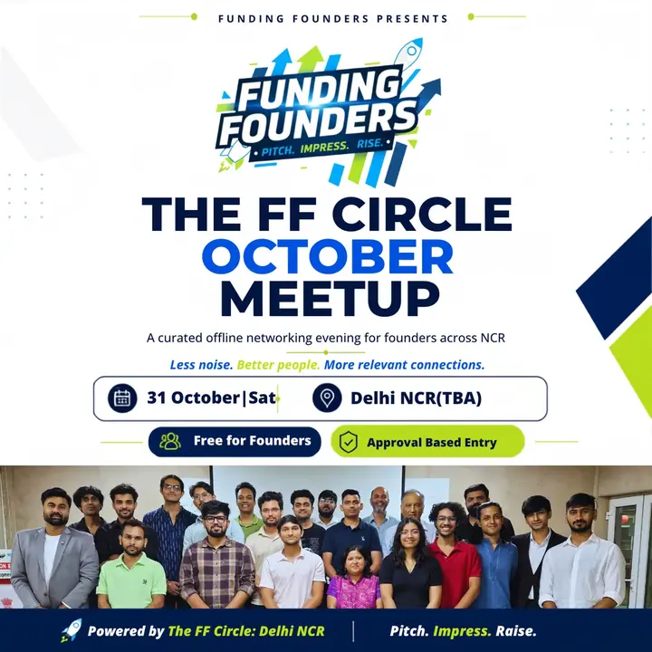 The FF Circle – October Networking Meetup poster