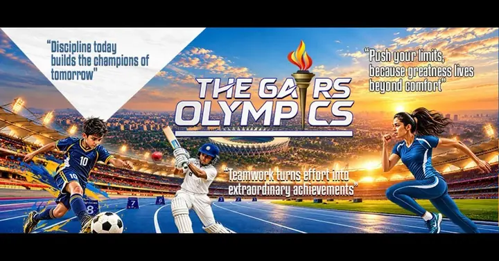The Gaurs Olympics 2026: Under the Stadium Lights poster
