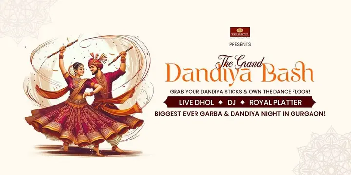 The Grand Dandiya Bash 2026 poster
