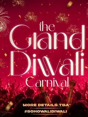 The Grand Diwali Carnival poster