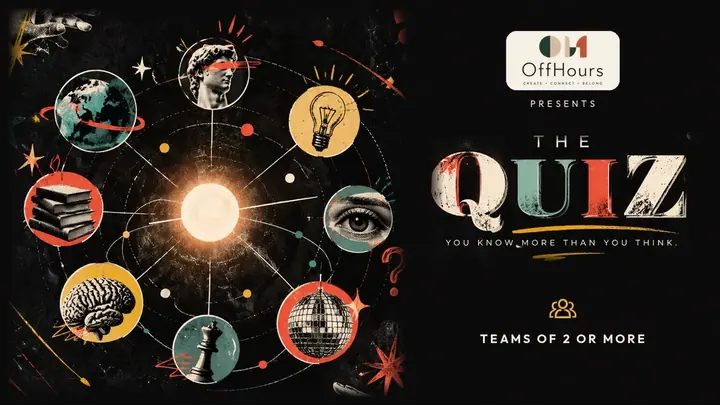 THE Quiz at ASUR Microbrewery poster