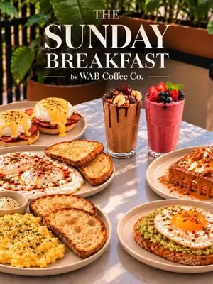 The Sunday Breakfast by WAB Coffee Co. poster