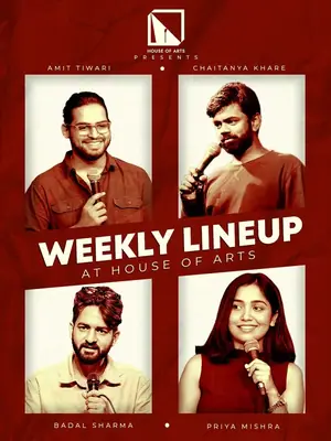 The Weekly Comedy Lineup at HOA poster