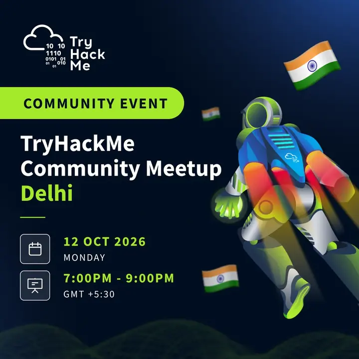 THM Community Meetup Delhi poster