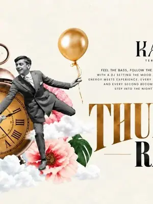 Thursday Rave Party poster