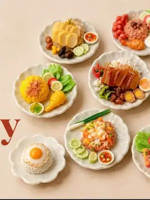 Tiny Food Pottery poster