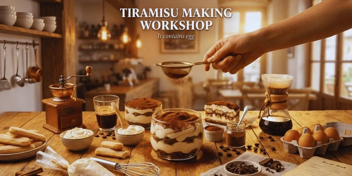 Tiramisu Making Workshop poster
