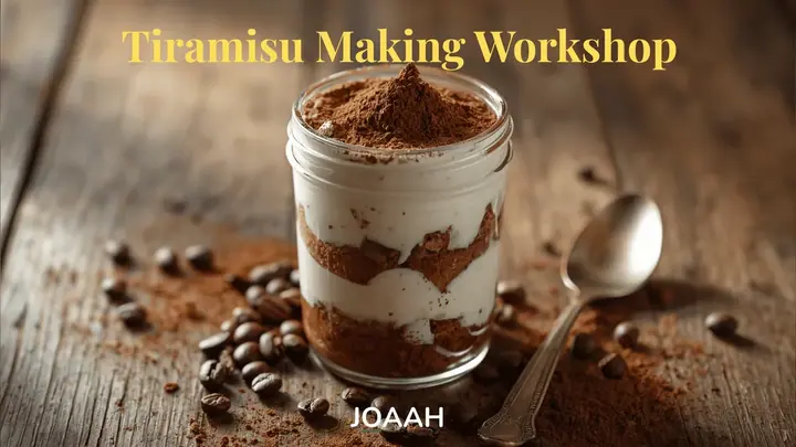 Tiramisu Making Workshop poster