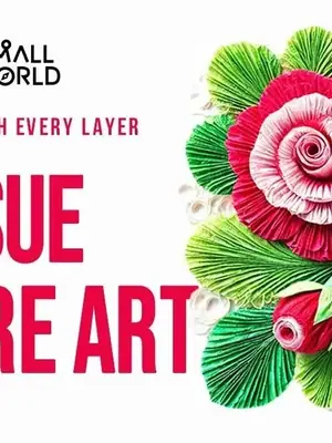 Tissue Texture Art poster