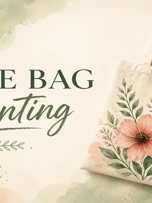 Tote Bag Painting poster