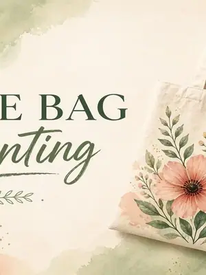 Tote Bag Painting poster