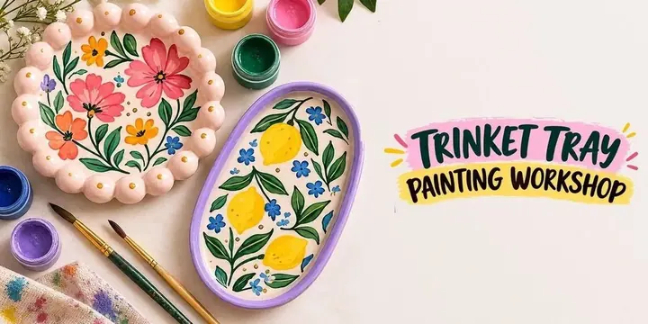 Trinket Tray Painting poster