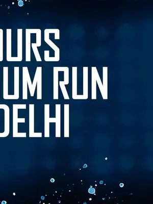 Tuffman 24 Hours Stadium Run New Delhi poster