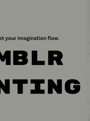 Tumbler Painting poster