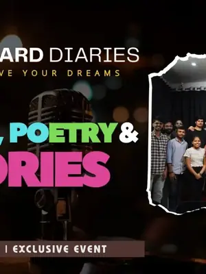 Unheard Diaries Open Mic: Comedy, Poetry, Storytelling & Spoken Word poster