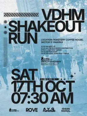 VDHM Shakeout Run poster