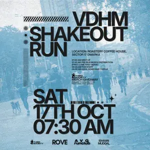 VDHM Shakeout Run poster