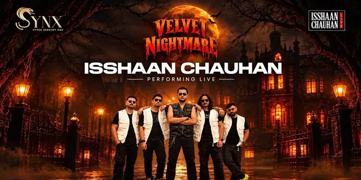 Velvet Nightmare Halloween Party ft Ishaan poster