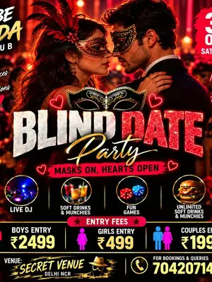 Vibe Adda Club Presents: Blind Date Party poster