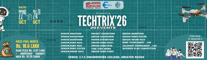 VibeCode Arena – TechTrix'26 poster
