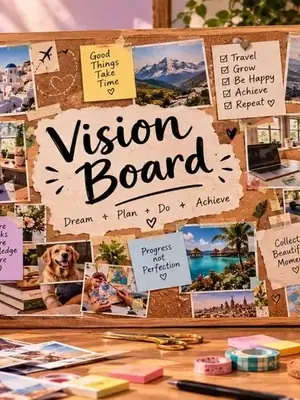 Vision Board Workshop poster