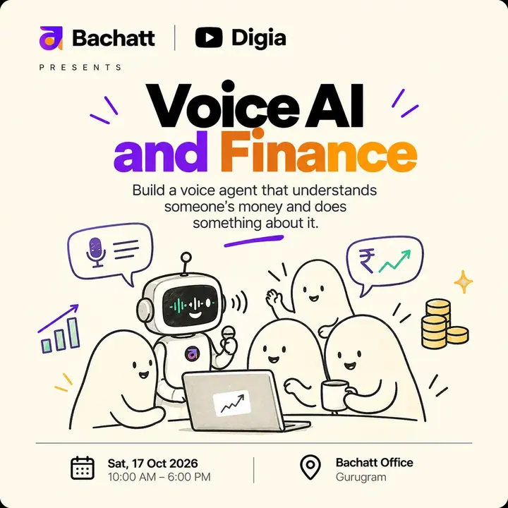 Voice AI × Fintech Buildathon poster
