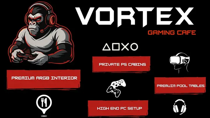 Vortex Gaming Cafe poster