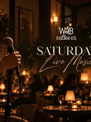 WAB Saturday Sessions – Live Music & Dinner poster