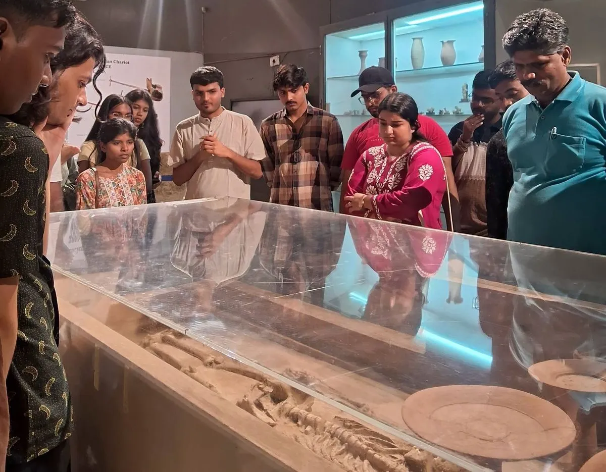 Walk at National Museum - Harappan and Stone Age Gallery
