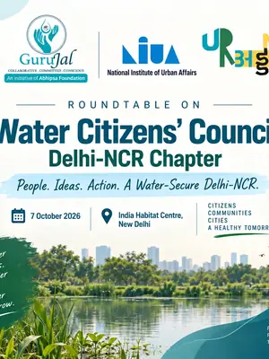Water Citizens' Council — Delhi-NCR Chapter poster