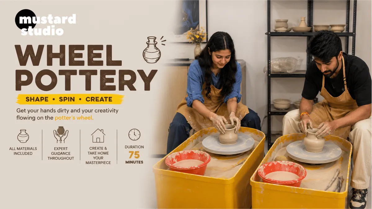 Wheel Pottery by Mustard Studio