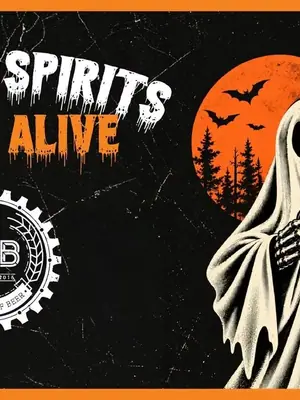 Where Spirits Come Alive — Halloween poster