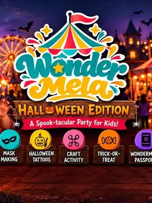 Wonder Mela - Halloween Party in Dwarka poster