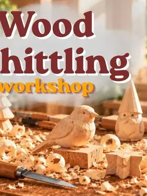 Wood Whittling Workshop by Woodling poster
