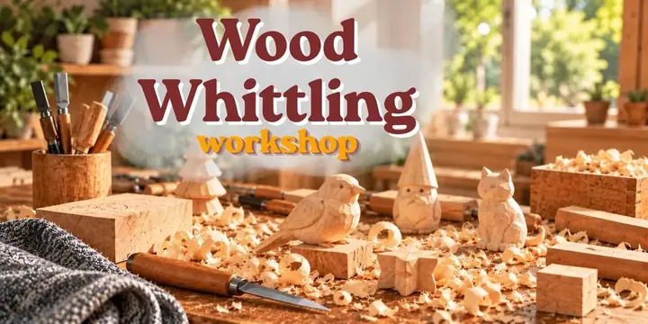 Wood Whittling Workshop by Woodling poster