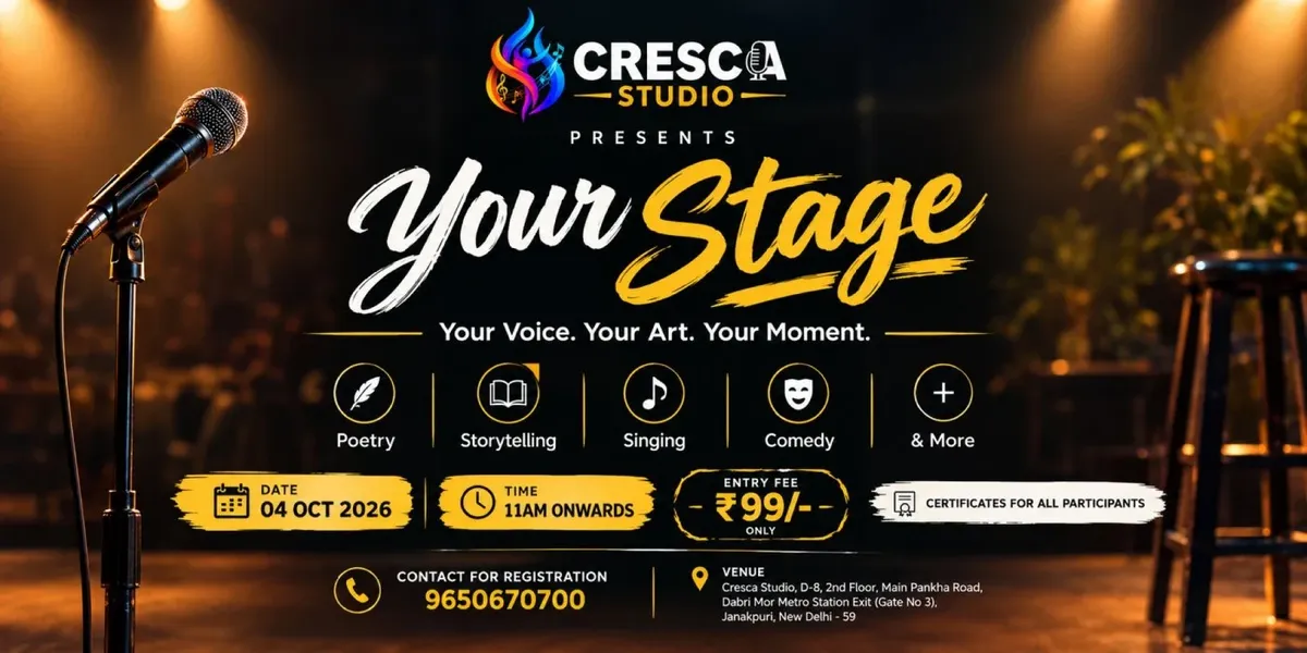 Your Stage - Poetry, Storytelling, Singing, Comedy & More poster