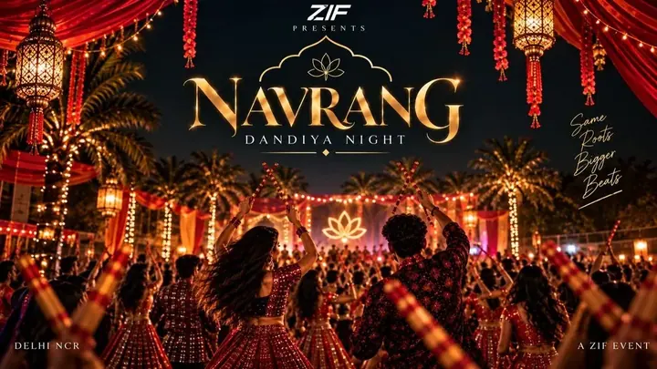 ZIF Presents Navrang I Dandiya Night poster