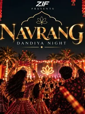 ZIF Presents Navrang I Dandiya Night poster